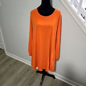 Ladies 2x orange dress